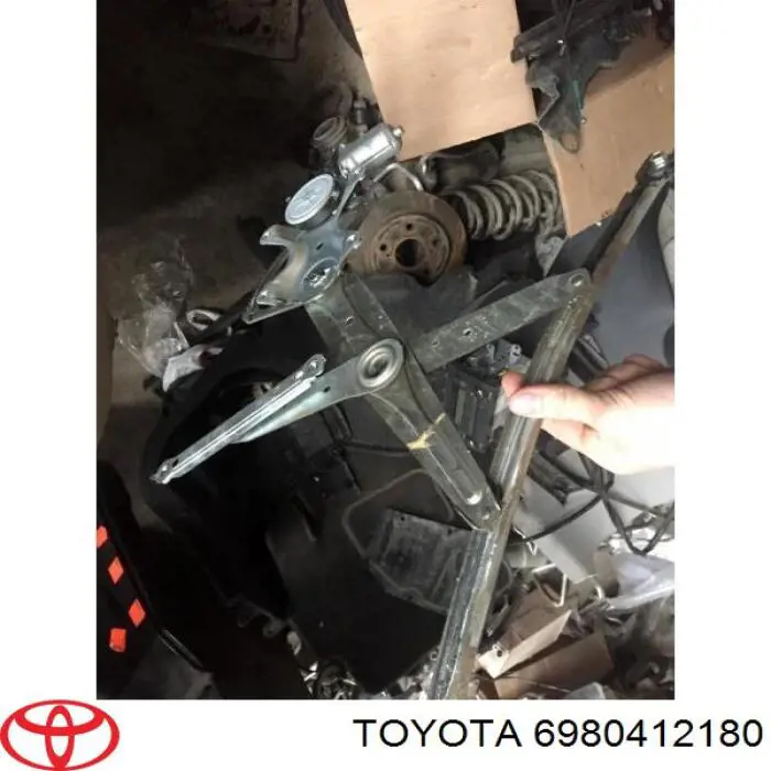 6980412180 Toyota Механізм стеклопод'емника двері задньої, лівої