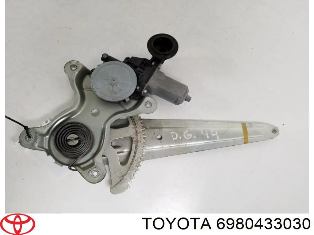 Механізм склопідйомника двері задньої, лівої Toyota 6980433030 ціна, від 6.35 USD