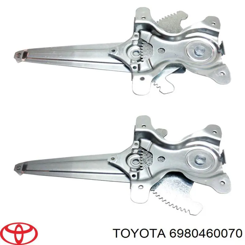 6980460070 Toyota Механізм склопідйомника двері задньої, лівої