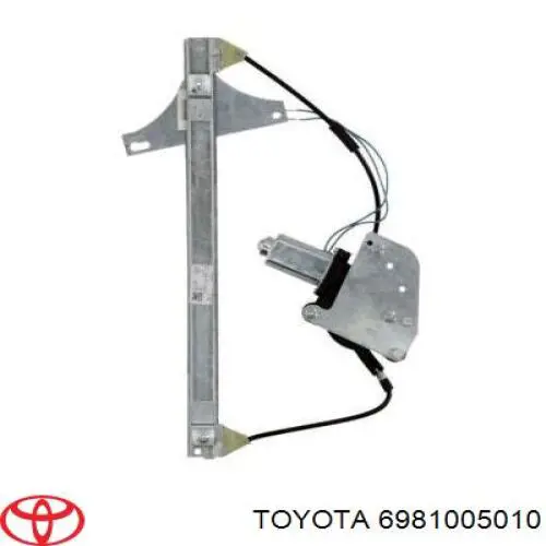 Механізм склопідіймача двері передньої, правої 6981005010 Toyota