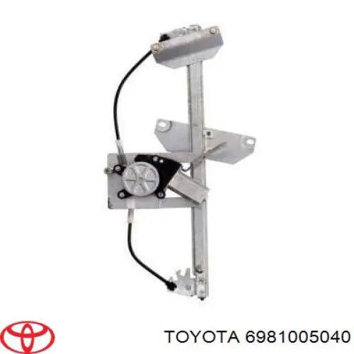 Механізм склопідіймача дверей передніх, правих Toyota 6981005040 ціна, від 73.27 USD