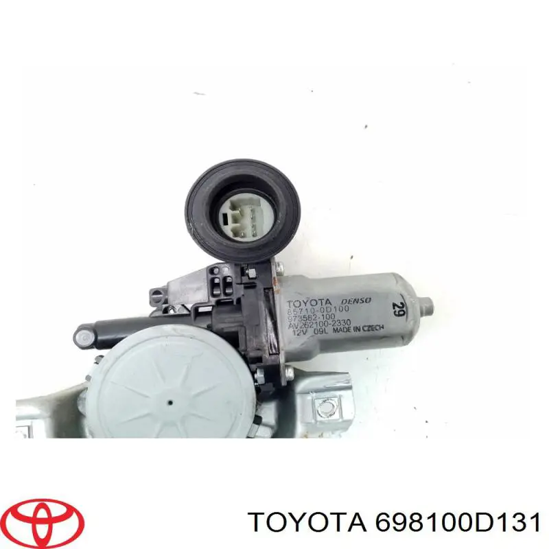 Механізм склопідіймача двері передньої, правої 698100D131 Toyota