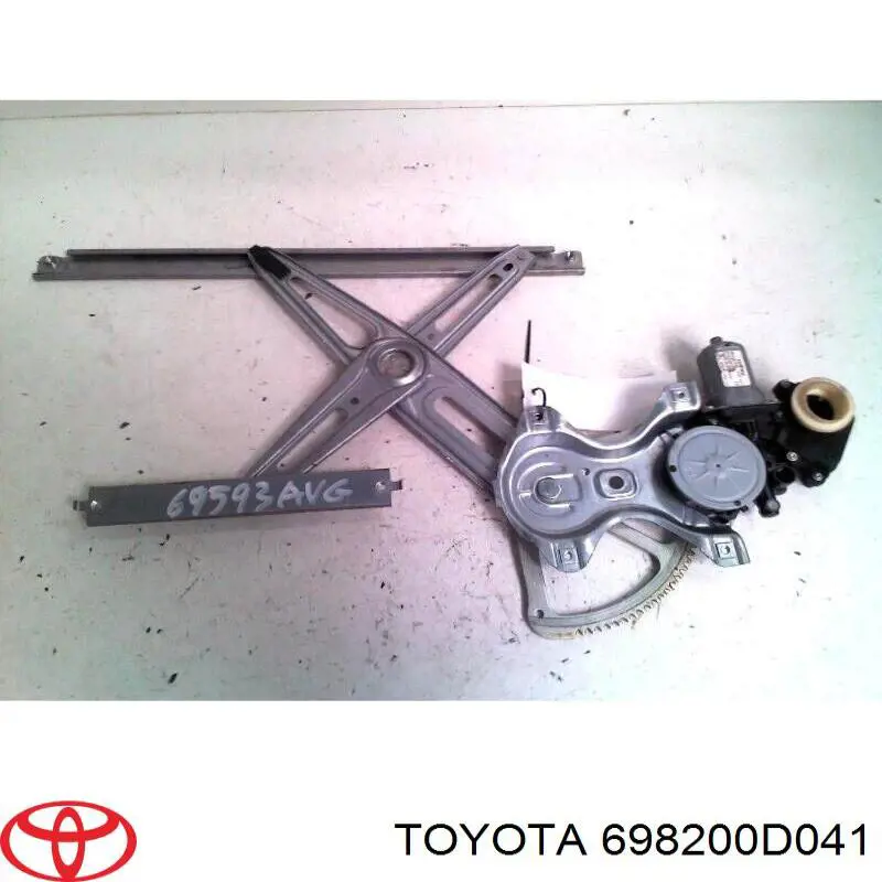 Механізм склопідіймача двері передньої, лівої Toyota Yaris (SP90) (Тойота Яріс)