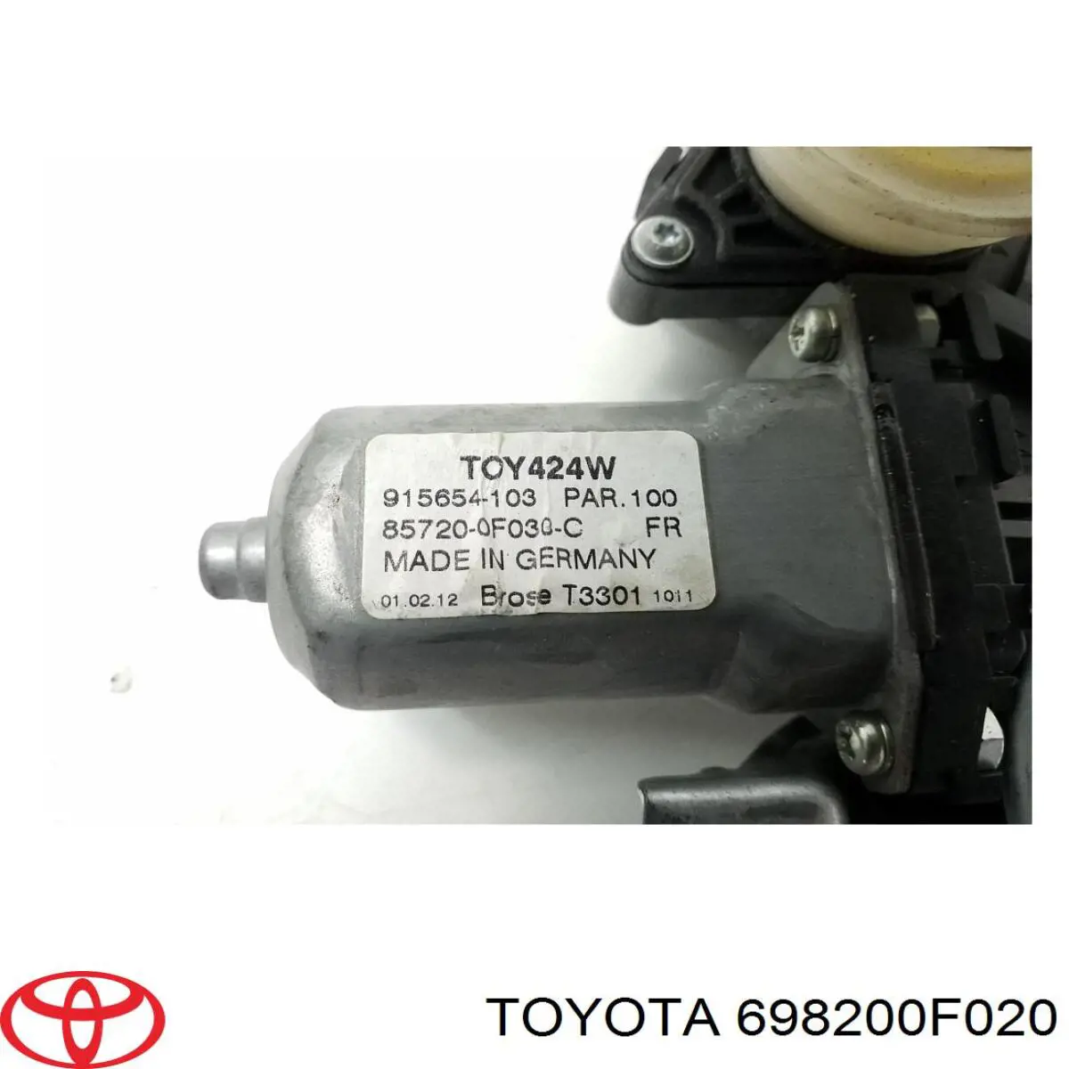Склопідйомник передньої лівої двері 698200F020 Toyota