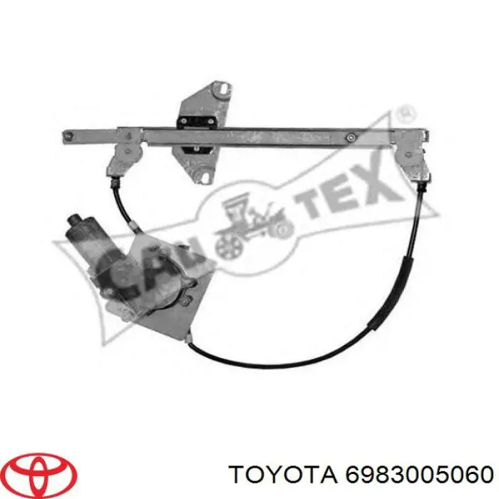 Механізм склопідіймача двері задньої, правої Toyota Avensis (T22) (Тойота Авенсіс)