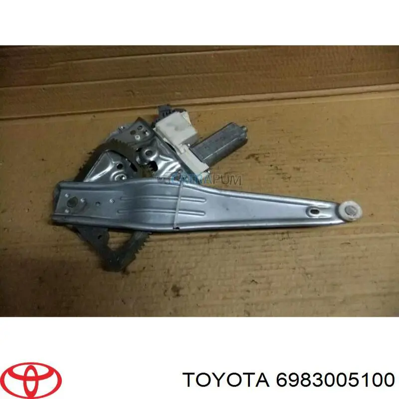 Механізм склопідйомника двері задньої, правої Toyota 6983005100 ціна, від 14.06 USD