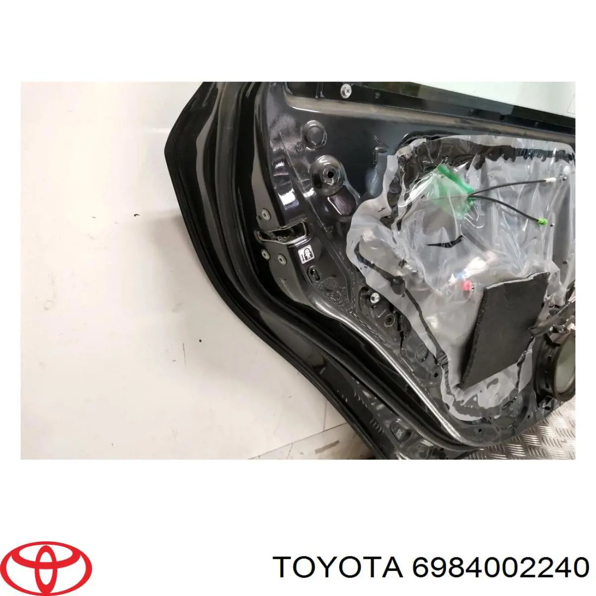 Механізм склопідіймача двері задньої, лівої Toyota Yaris (Тойота Яріс)