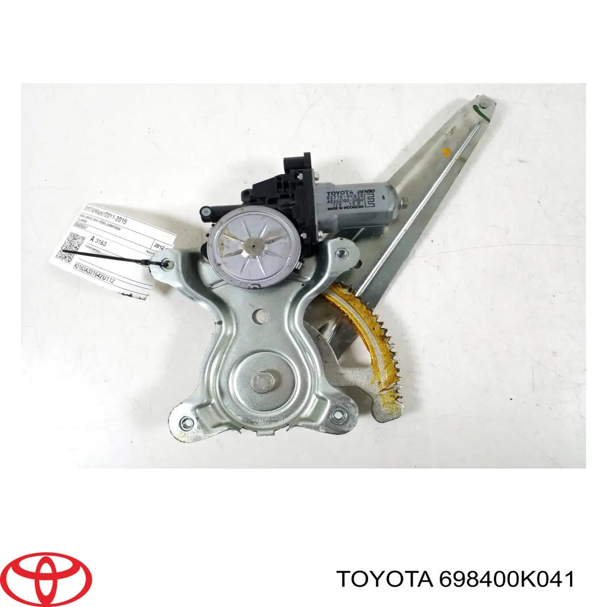 Механізм склопідіймача двері задньої, лівої Toyota Hilux (KUN15) (Тойота Хайлюкс)