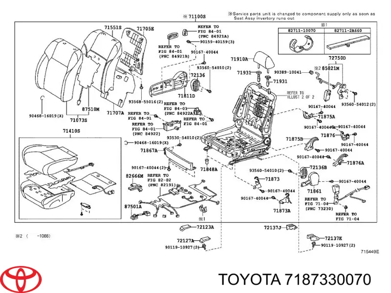  Toyota 7187330070 ціна, від 6.39 USD