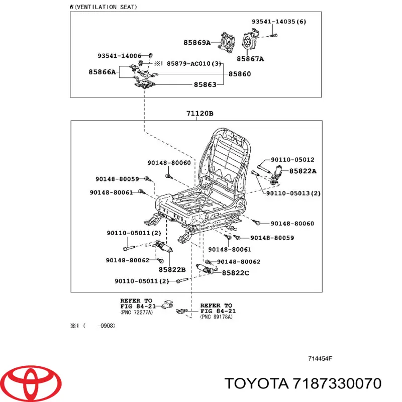  7187330070 Toyota