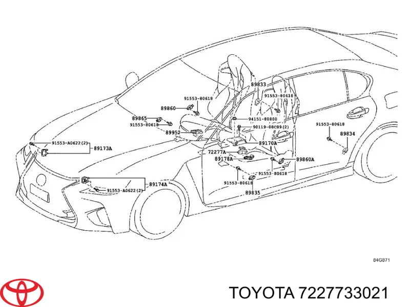  Toyota 7227733021 ціна, від 7.31 USD