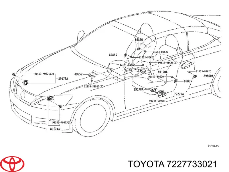7227733021 Toyota 