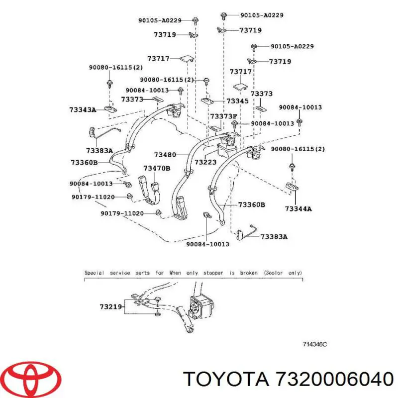 7320006040 Toyota 