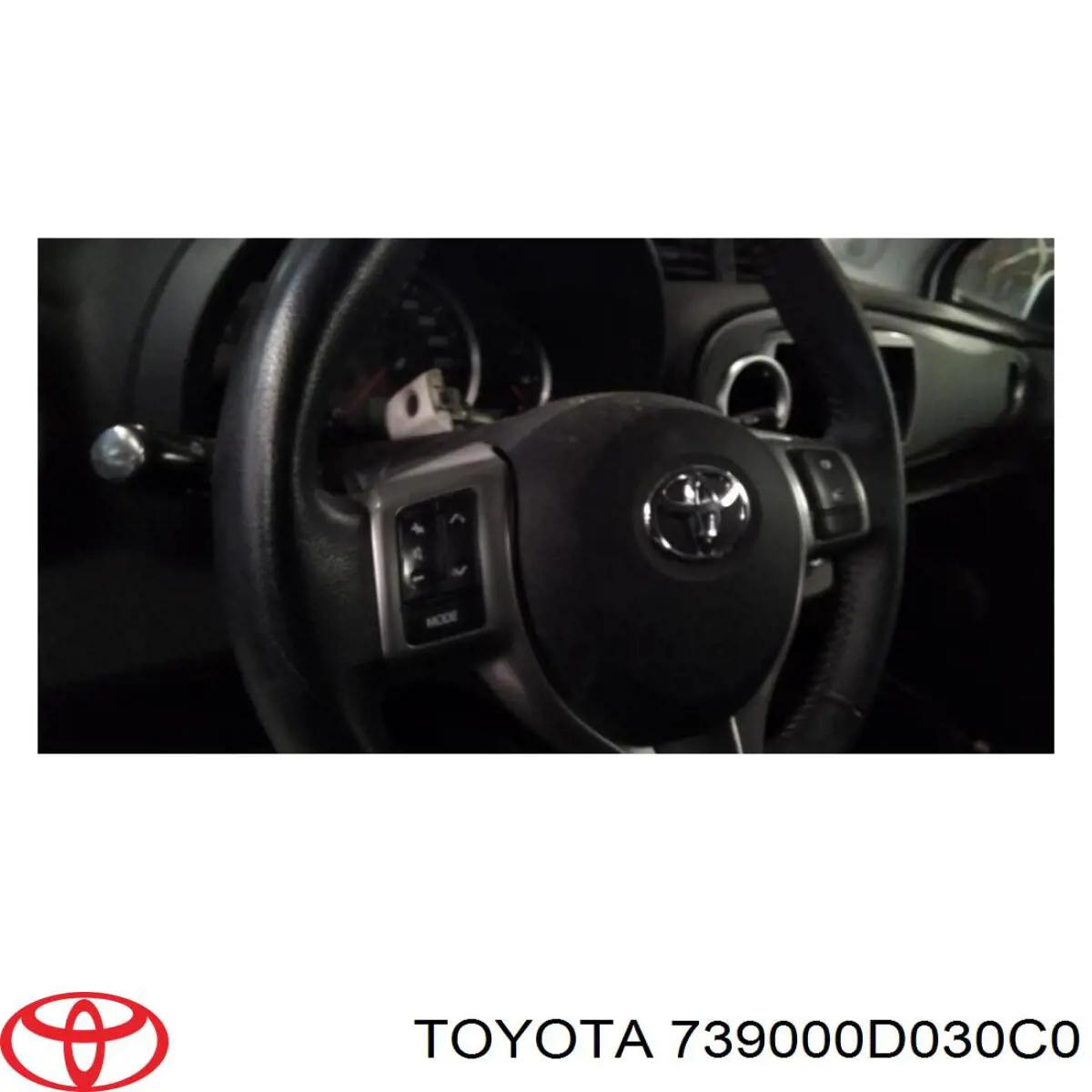 Купити 739000D030C0 Toyota Подушка безпеки, водійська, AIRBAG, захисту колін