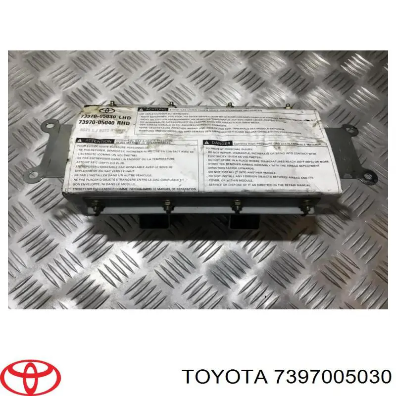 Подушка безпеки, пасажирська, AIRBAG 7397005030 Toyota