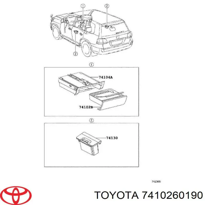 7410260190 Toyota 