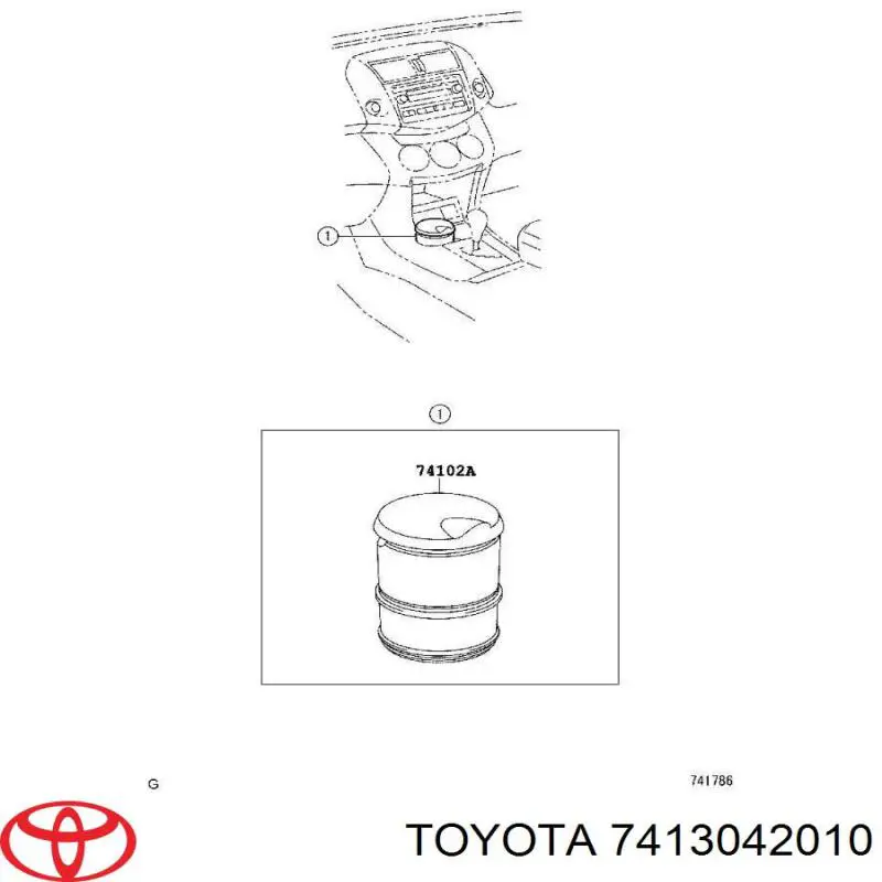 7413042010 Toyota 