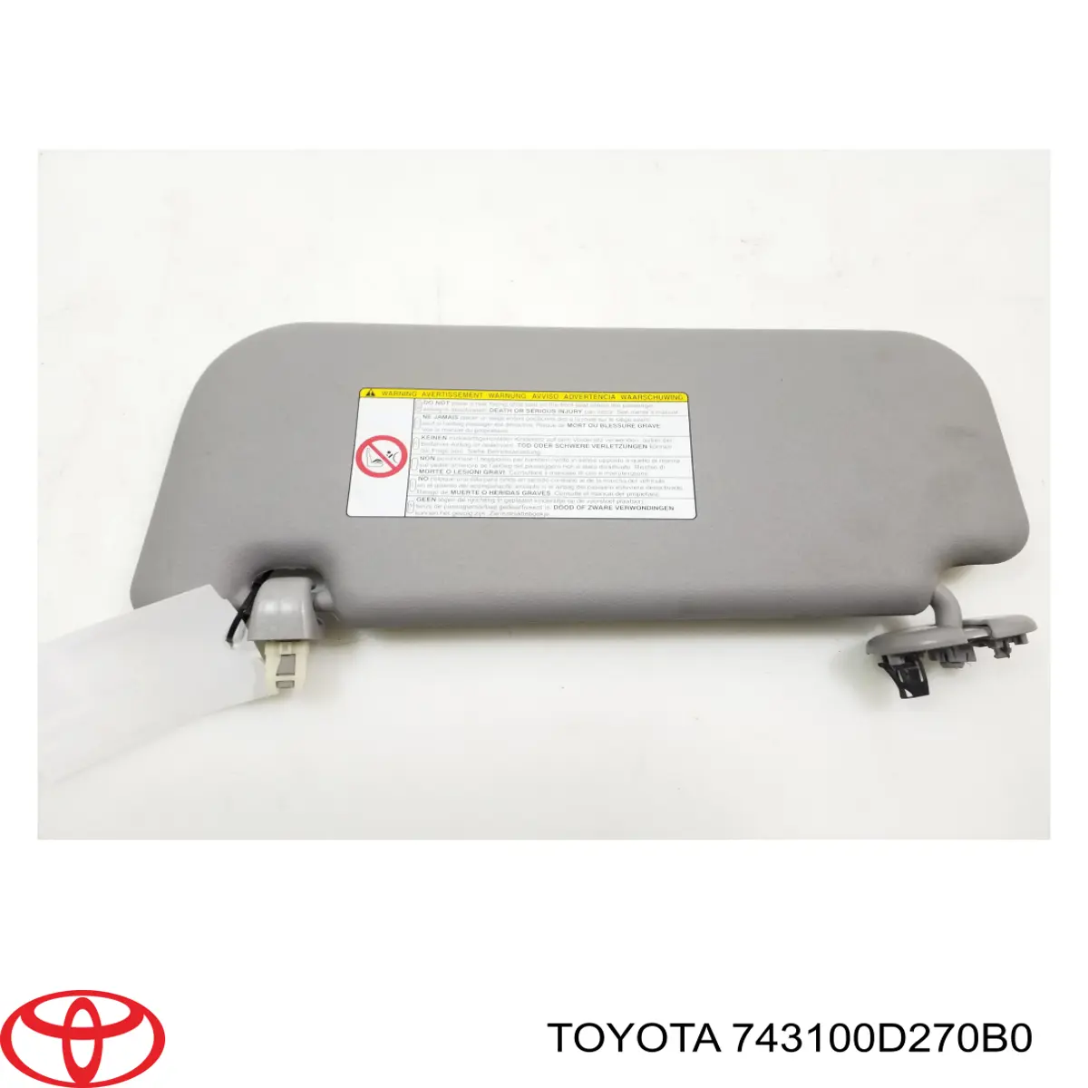743100D270B0 Toyota Козирок протисонячний
