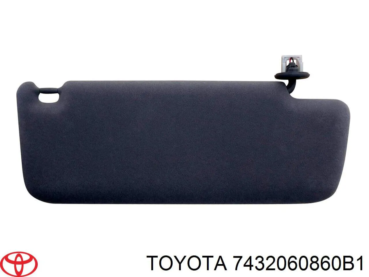7432060860B1 Toyota Козирок протисонячний