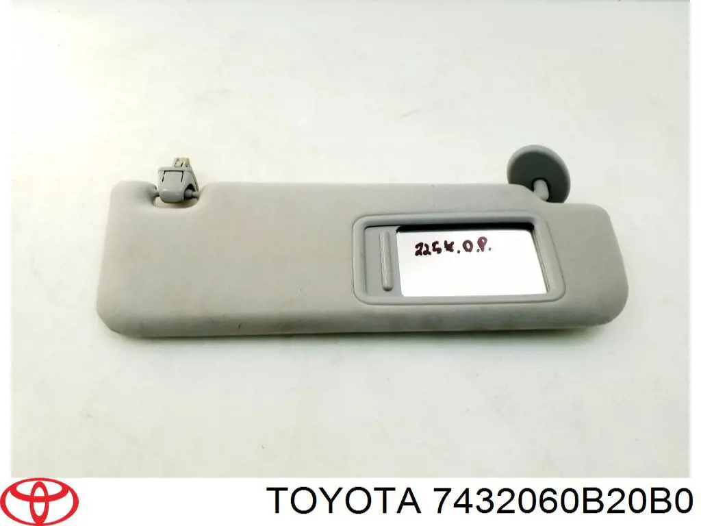 7432060B20B0 Toyota Козирок протисонячний