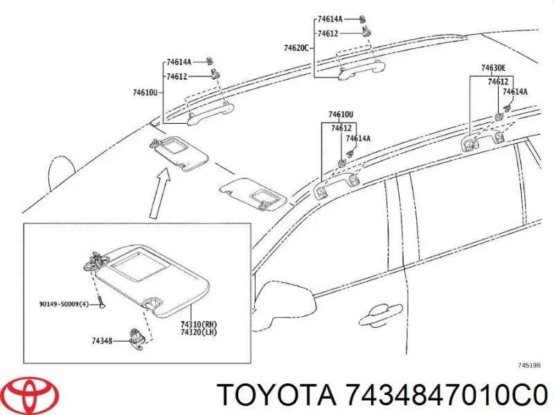  Toyota 7434847010C0 ціна, від 6.35 USD