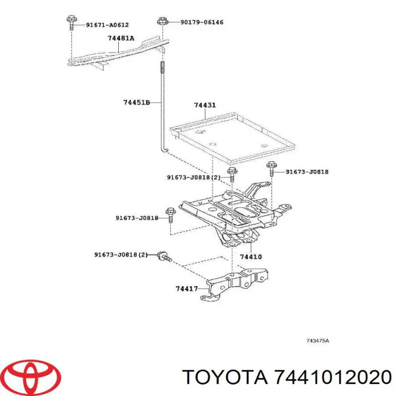  7441012020 Toyota