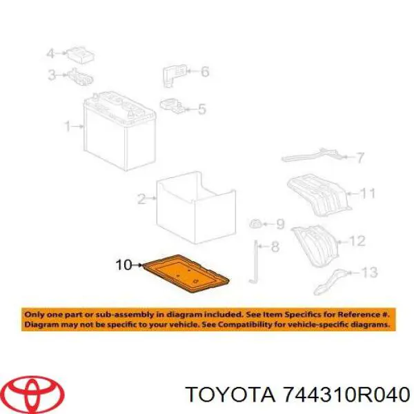 744310R040 Toyota 