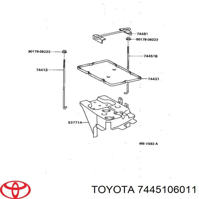  7445106011 Toyota