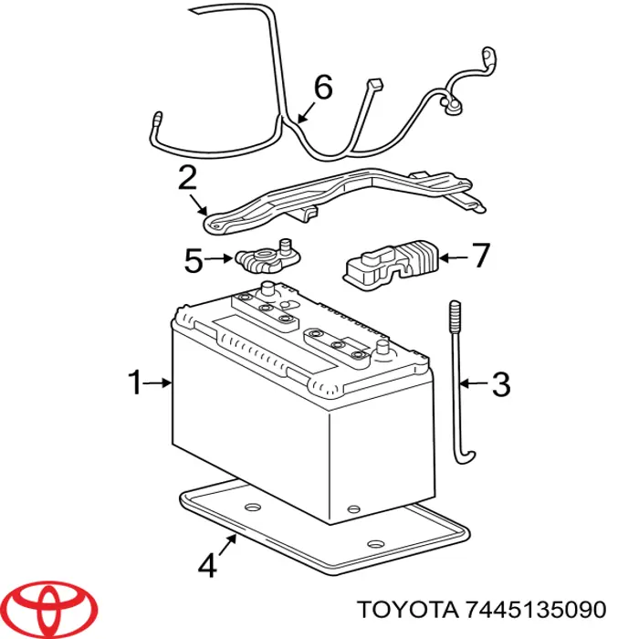  Toyota 7445135090 ціна, від  USD