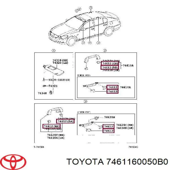 7461160050B0 Toyota 