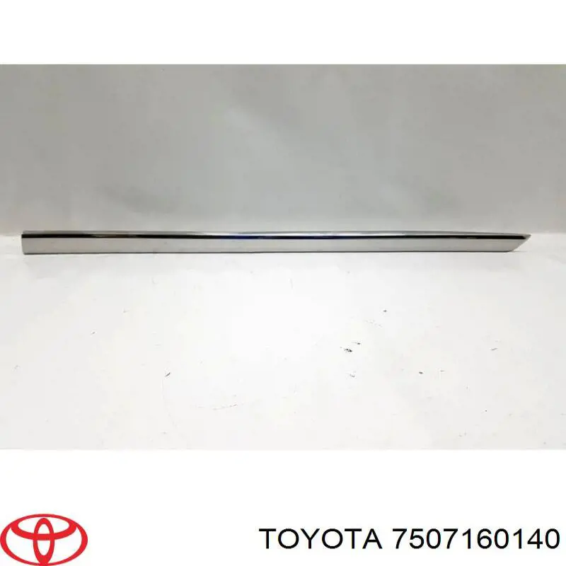  Молдинг передньої правої двері Toyota Land Cruiser 