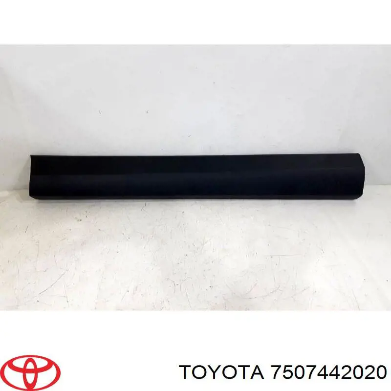 Молдинг передньої лівої двері, нижній Toyota 7507442020 ціна, від 332.49 USD