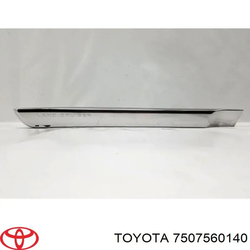Молдинг задніх правих дверей Toyota 7507560150 ціна, від 50.79 USD