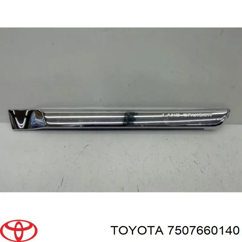 Молдинг задніх лівих дверей Toyota 7507660140 ціна, від 84.65 USD