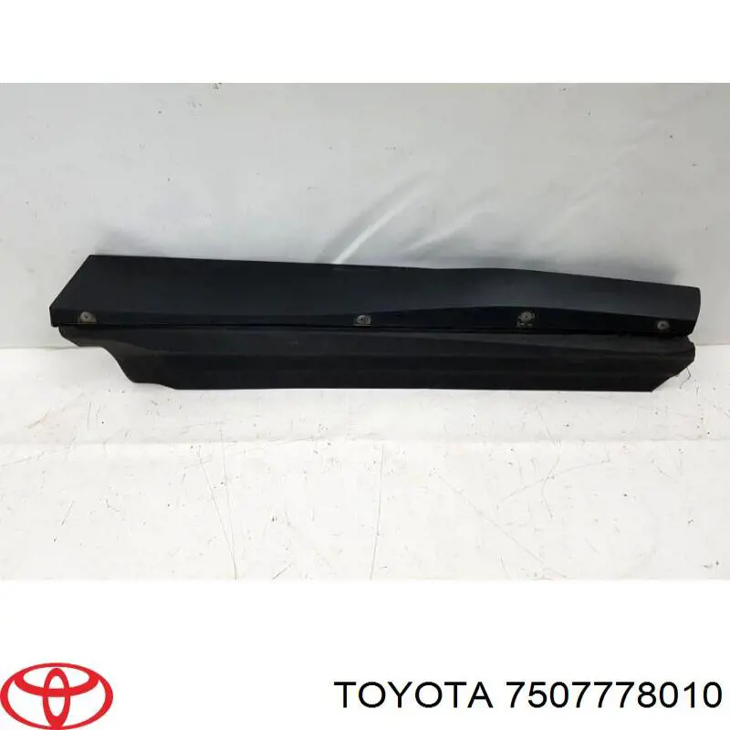 Молдинг задніх правих дверей, нижній Toyota 7507778010 ціна, від 79.16 USD