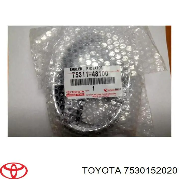 7530152020 Toyota емблема решітки радіатора
