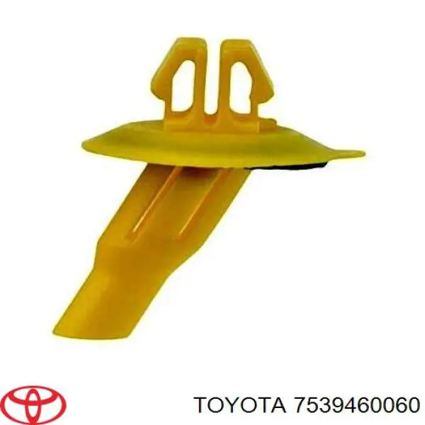 7539460060 Toyota Пістон (кліп) кріплення підкрилки переднього крила