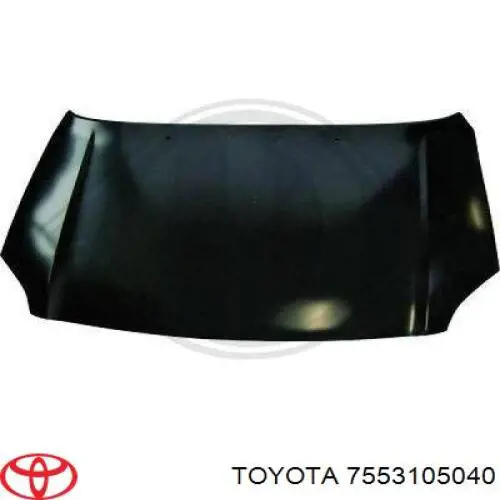 Молдинг лобового скла, верхній Toyota 7553105040 ціна, від 19.00 USD