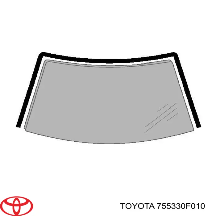 Молдинг лобового скла Toyota Corolla VERSO (R10) (Тойота Королла)