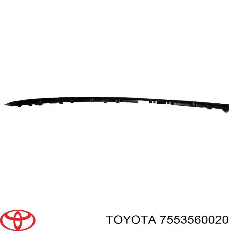 Молдинг лобового скла, правий Toyota Land Cruiser PRADO (J150) (Тойота Ленд крузер)