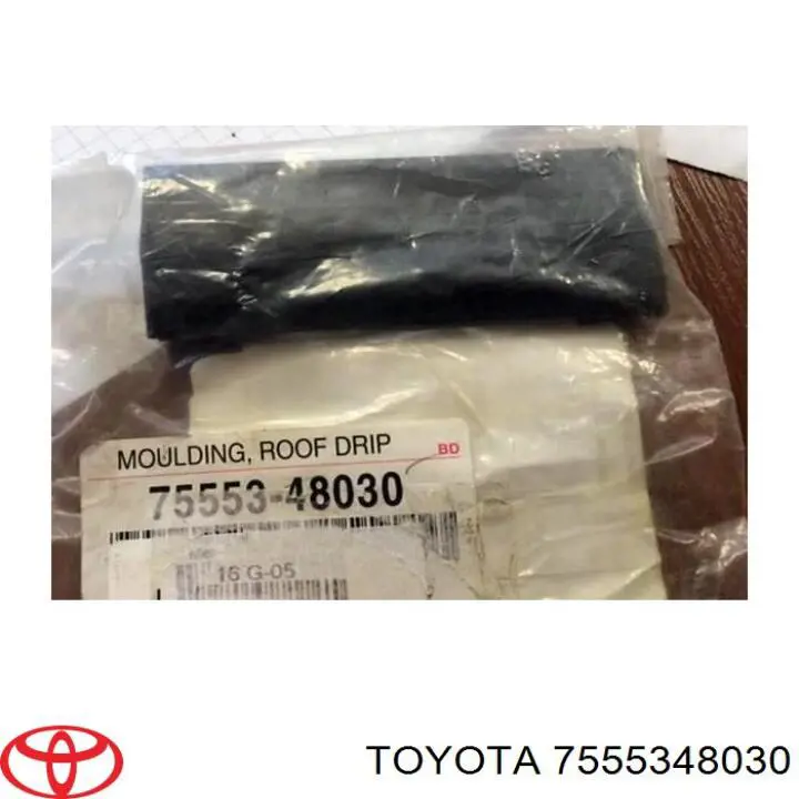 Молдинг даху, задній правий Toyota 7555348030 ціна, від 6.33 USD