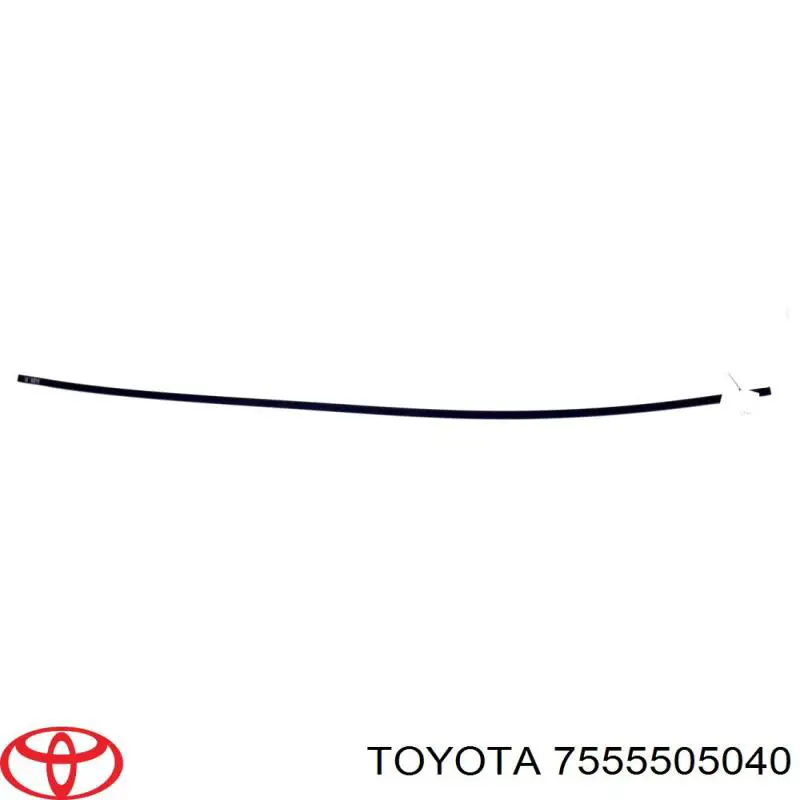 7555505040 Toyota Молдинг даху, правий