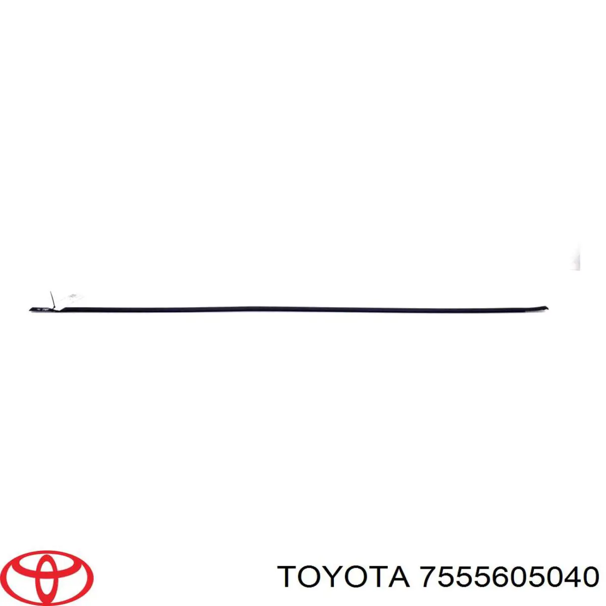 7555605040 Toyota Молдинг даху, лівий