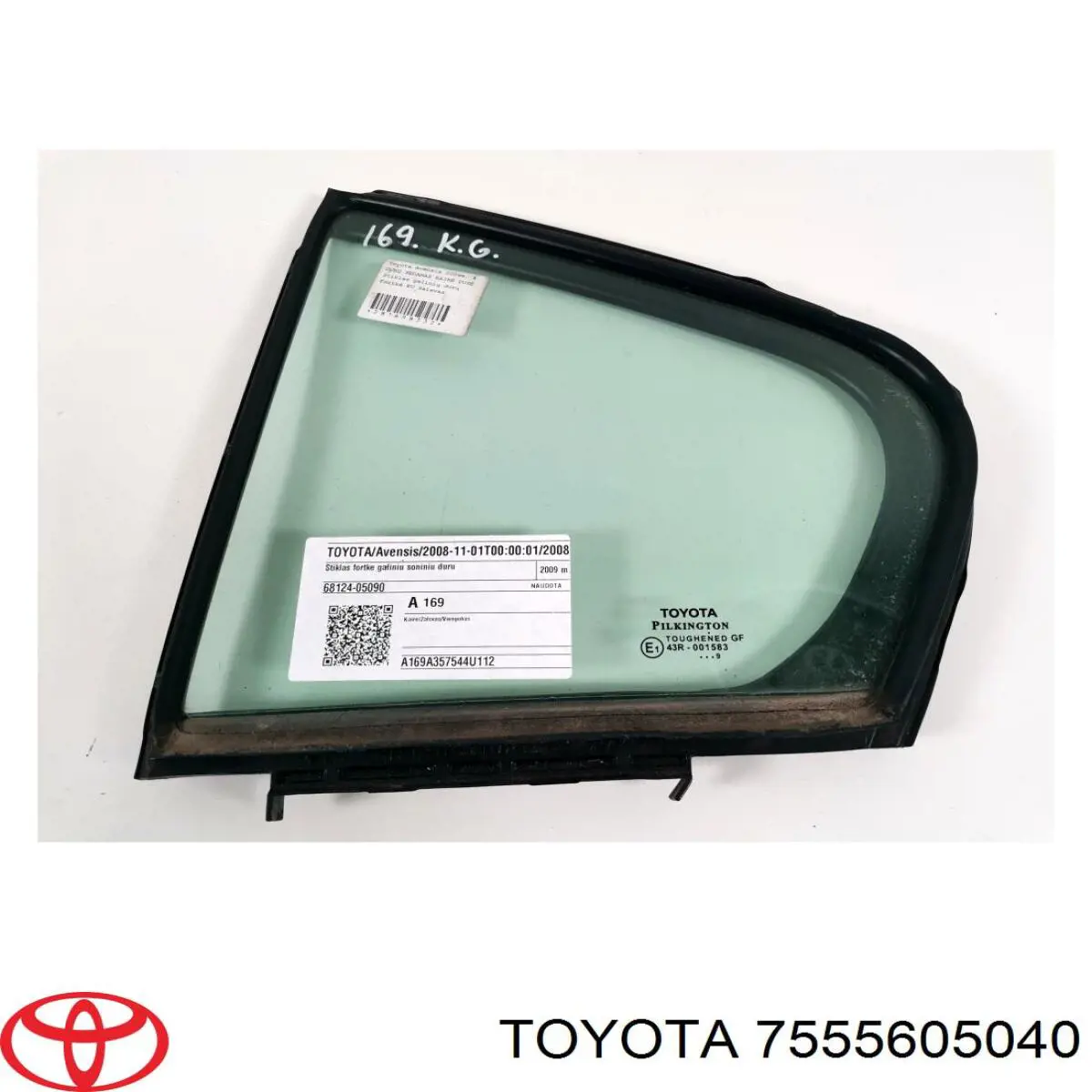 Купити 7555605040 Toyota Молдинг даху, лівий