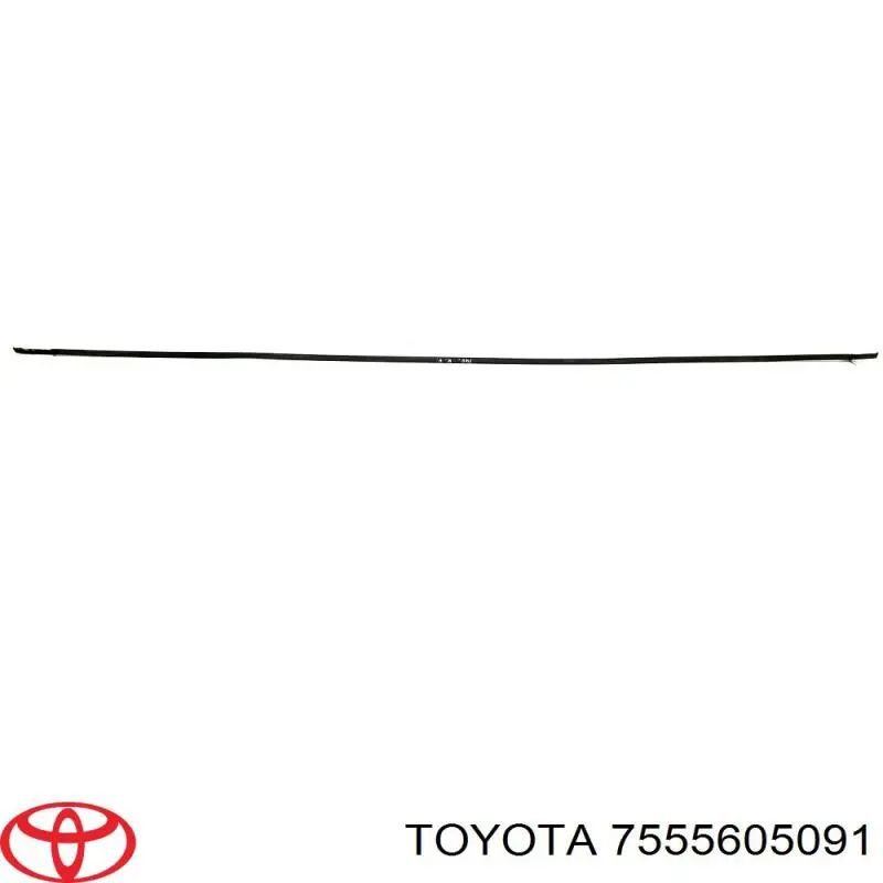 Молдинг даху, лівий Toyota 7555605091 ціна, від 19.00 USD