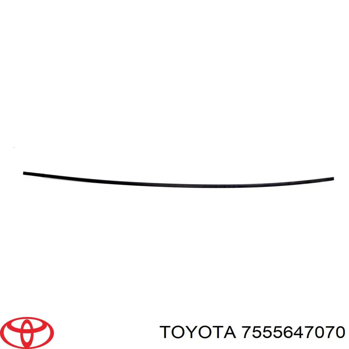 7555647070 Toyota Молдинг даху, лівий