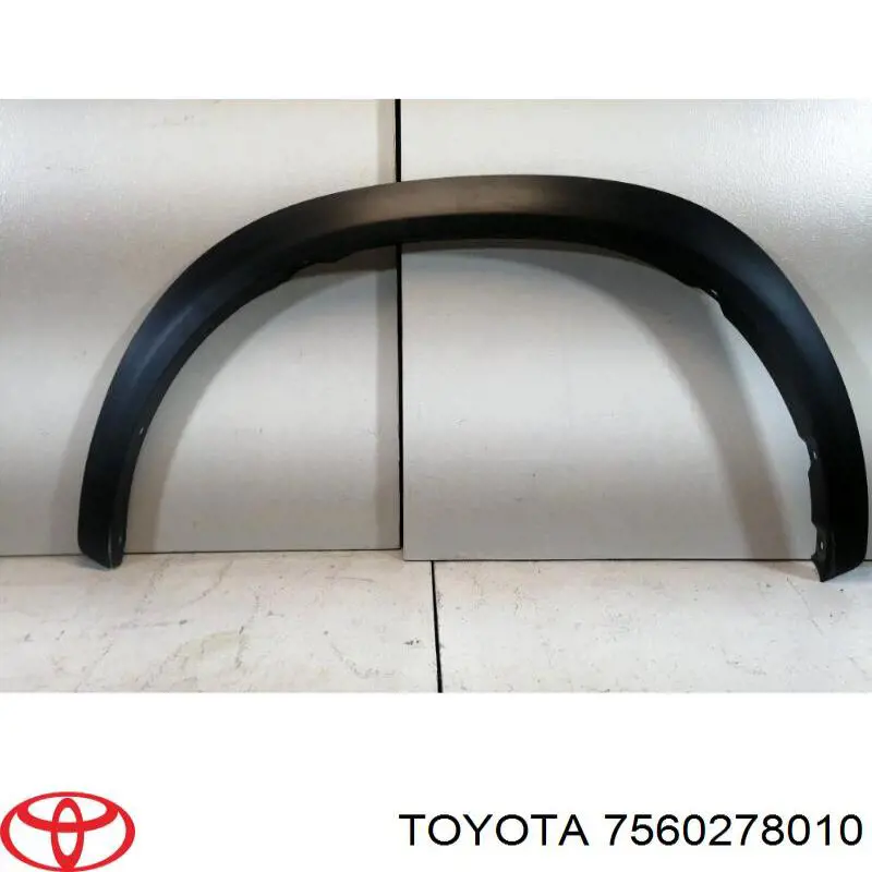 7560278010 Toyota Розширювач/накладка арки переднього крила, лівий