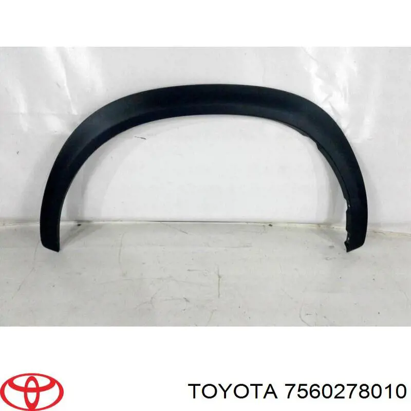 Молдинг передньої арки колеса, лівий Toyota 7560278010 ціна, від 65.27 USD