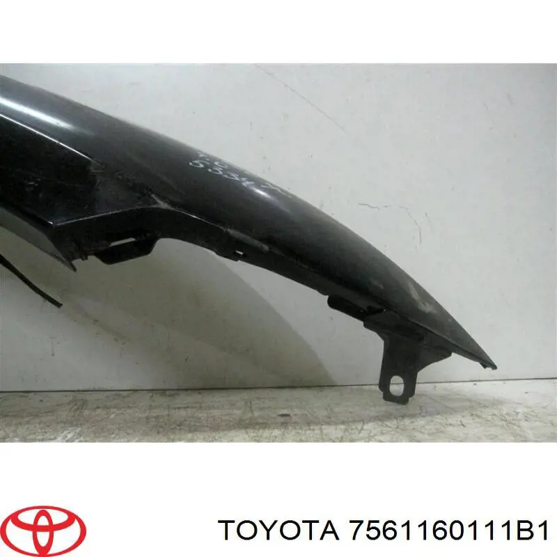 Молдинг арки крила переднього, правий Toyota 7561160111B1 ціна, від 302.20 USD
