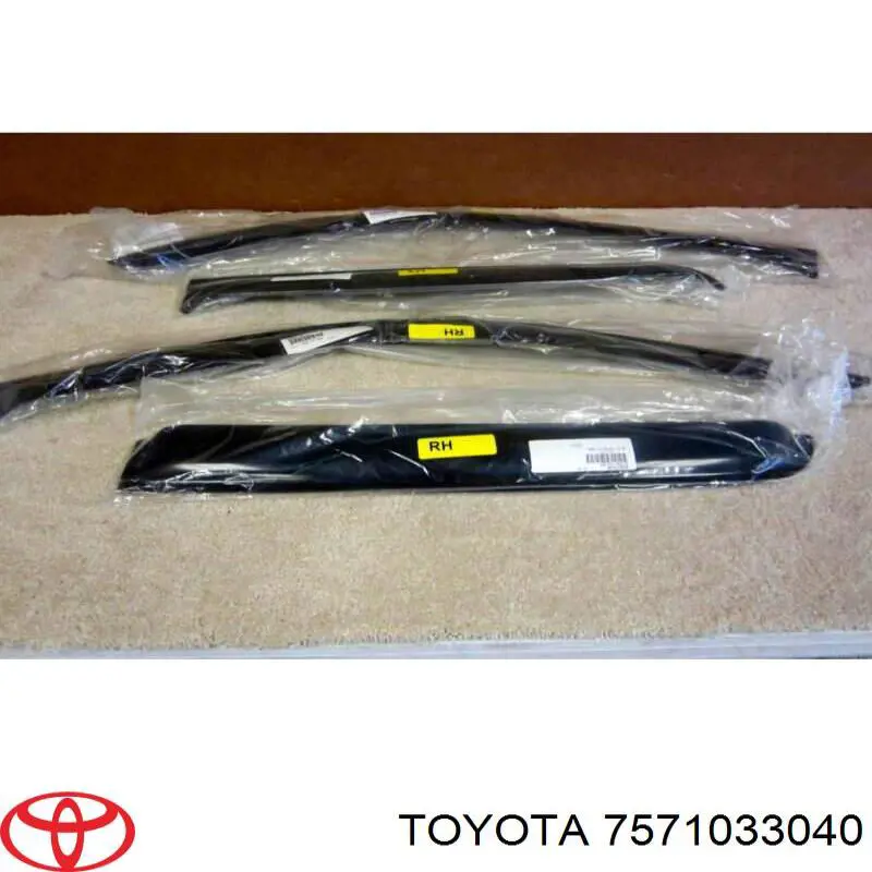Молдинг опускного скла нижній, двері передньої, правої Toyota Camry (V20) (Тойота Камрі)